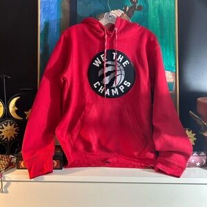Bulletin We The Champ Red Hoodie Sweater Medium